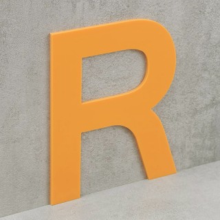 Kleurstaal - 3mm pastel oranje (acrylaat)