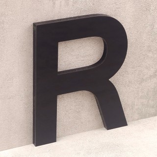 Kleurstaal - 8mm zwart acrylaat (glans)