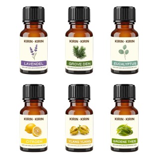 Meest populaire geuren - Voordeelset Etherische Olie - 6 Flesjes