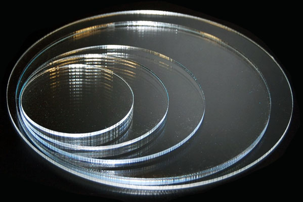 Rond Plexiglas Transparant 3mm op maat gesneden - Graveco