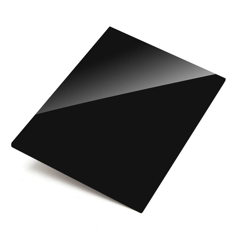 Dertig barst zeil 8mm Zwart Plexiglas plaat op maat bestellen